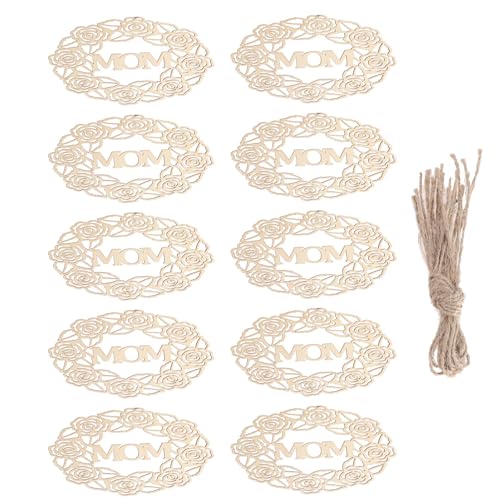 Alipis 10pcs Mother's Day Decorations Wood Wreath Front... - High-Tech & Électronique Amazon Royaume-Uni à 7.89€
