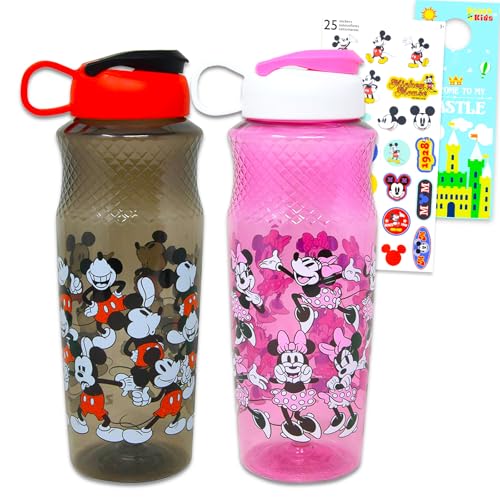 Disney Mickey Mouse and Minnie Mouse Water Bottles for Kids... - Jouets & Jeux Amazon Royaume-Uni à 22.10€
