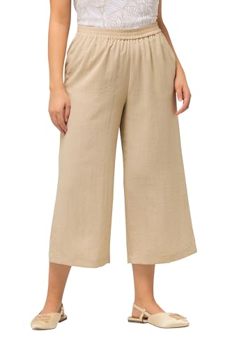 Ulla Popken, Mujer Tallas Grandes Culotte, marrón, 40W x 32L - Deal du jour à 18.10€