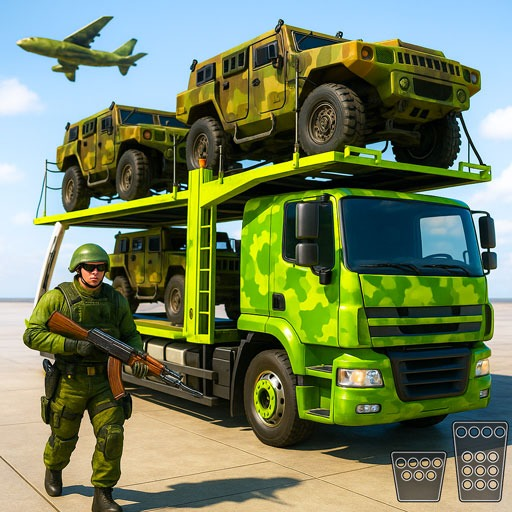 Army Cargo Truck Transport Simulator - US Military Driving... - Sports & Fitness Amazon Espagne à 4.26€