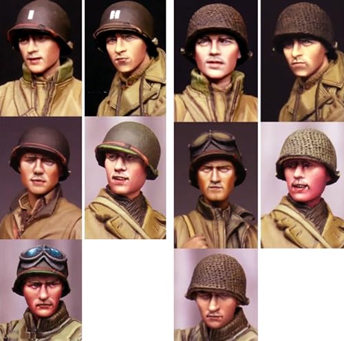 1/35-Deuxième Guerre Mondiale Soldat Américain Tête de... - Loisirs Créatifs en promo à 25.99€