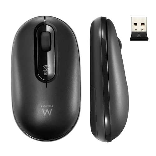 Ewent Souris sans Fil Bluetooth et Wireless, Double... en promo sur Amazon