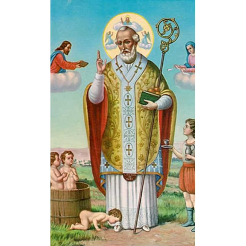 Estampa Religiosa San Nicolas DE Bari, Religion/Religious... - Auto & Moto Amazon Espagne à 1.80€