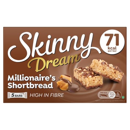 Skinny Dream Millionaire's Shortbread Bars 5 x 19g - Sports & Fitness Amazon Royaume-Uni à 1.25€