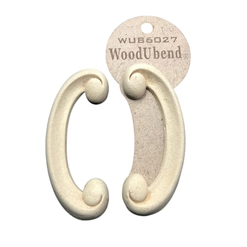 Woodubend WUB6027 Pack of 2 Simple Scrolls 4.5x10.3cmWood... - Home & Kitchen Amazon UK à 3.60€