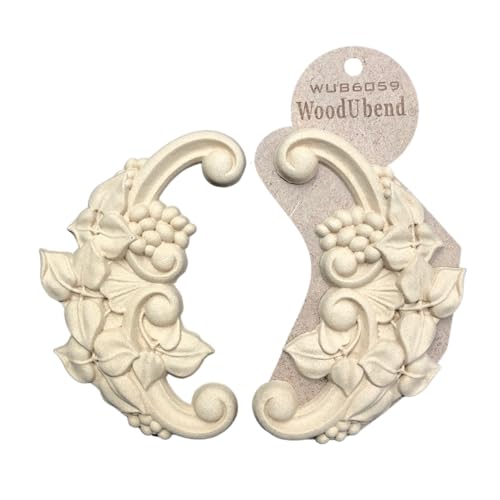 Woodubend WUB6059 Set of Vine Scrolls 10x14.8cmWood... - Maison & Cuisine Amazon Royaume-Uni à 7.28€