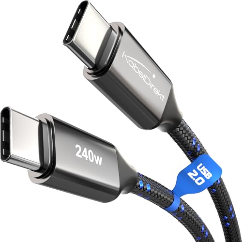KabelDirekt – USB C Cable for fast charging, break-proof... - High-Tech & Électronique Amazon Royaume-Uni à 6.33€