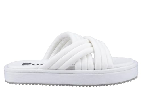Hush Puppies Female Sienna Slide, White, 5 - Amazon Royaume-Uni à 16.99€