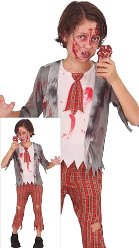 FIESTAS GUIRCA Déguisement d'écolier zombie pour garçons... - Jouets & Jeux Amazon France à 14.61€