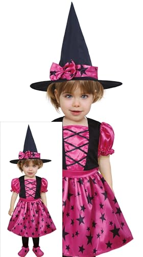 FIESTAS GUIRCA Disfraz de Bruja Estrellita Rosa para niña... - Home & Kitchen Amazon Spain à 8.76€