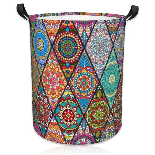 Naqiuli Bohemian Mandala Laundry Basket Foldable Laundry... - Maison & Cuisine Amazon Royaume-Uni à 1.90€