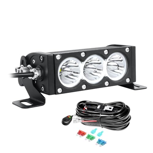 Willpower Barre LED 6'' 30W Rampe Rangée Unique 12V 24V... - Auto & Moto Amazon France à 15.99€