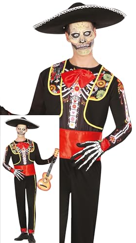 FIESTAS GUIRCA Disfraz de Esqueleto de Mariachi para Hombre... - Bon plan à 11.77€