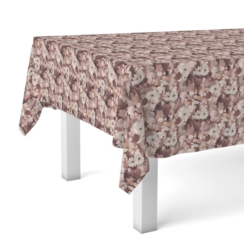 Martina Home TAJO Oilcloth Tablecloth 180 x 140 Brown - Amazon Royaume-Uni à 4.25€