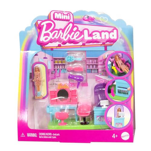 Barbie Mini BarbieLand - Parrucchiere, set con mini bambola... - Jouets & Jeux Amazon Italie à 7.99€