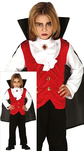FIESTAS GUIRCA Disfraz de Vampiro para niño - Disfraz Rojo... - Jouets & Jeux Amazon Espagne à 12.63€