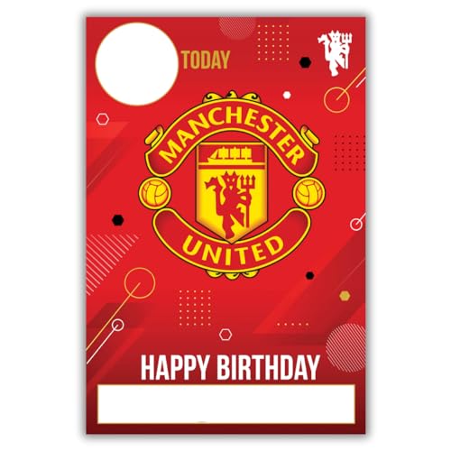 Manchester United Football Club Birthday Card. Comes with... - Livres & eBooks Amazon Royaume-Uni à 2.49€