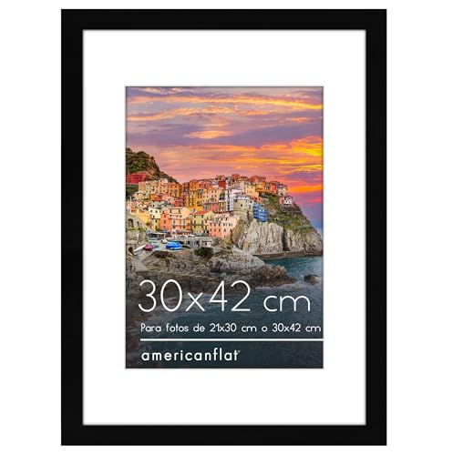 Americanflat Marco de Fotos de 30x42 cm en Negro - Úsalo... - Amazon Espagne à 12.99€
