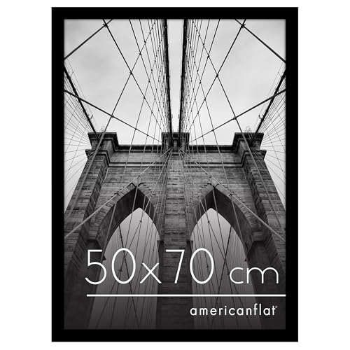Americanflat Cornice 50x70 cm Nera - Cornice Foto 70x50 cm... - Maison & Cuisine Amazon Italie à 29.99€