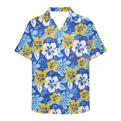 Printpub Camisa hawaiana de manga corta con botones para... - Mode & Vêtements en promo à 2.49€
