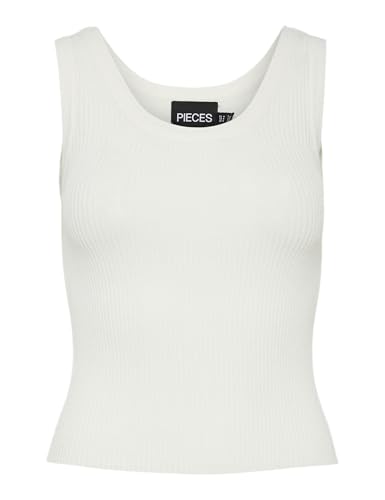 PIECES PCPRISTA SL Short O-Neck Knit BC, Cloud Dancer, XS - High-Tech & Électronique Amazon Espagne à 11.61€
