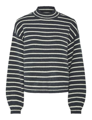 PIECES PCPENNA LS High Neck Knit BC, Azul Oscuro/Rayas:... - High-Tech & Électronique Amazon Espagne à 16.07€