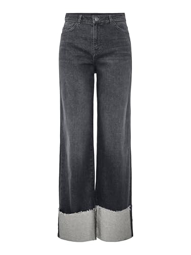 PIECES PCPIL HW Jean Droit Fold Up, Gris Denim, W27 - Tech & Electronics Amazon France à 23.24€