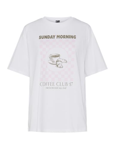 PCPALOMA SS Printed Camiseta BC, Blanco Brillante.... - Amazon Espagne à 6.97€
