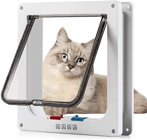 Classic Cat Flap, 4 Manual Closure Options 24.5 x 28.5 x... - Pet Supplies Amazon UK à 12.60€