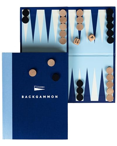 Luckies Book Shaped Board Games | Backgammon Board Game In... - Jouets & Jeux Amazon Royaume-Uni à 16.10€