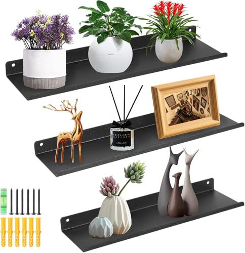 himaly Metal Wall Shelf, Floating Shelves, 30/35/40 cm... - Maison & Cuisine Amazon Royaume-Uni à 5.76€
