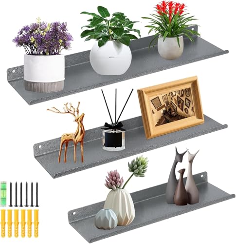 himaly Metal Wall Shelf, Floating Shelves, 30/35/40 cm... - Maison & Cuisine en promo à 5.76€