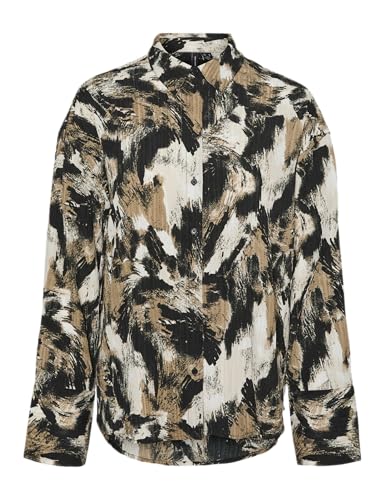 VERO MODA Vmpila LS Maglietta Wvn Ga Camicia, Silver... - Mode & Vêtements en promo à 22.91€