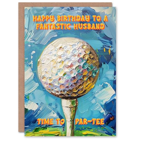 Artery8 Happy Birthday Card to a Fantastic Husband Golfing... - High-Tech & Électronique Amazon Royaume-Uni à 2.35€