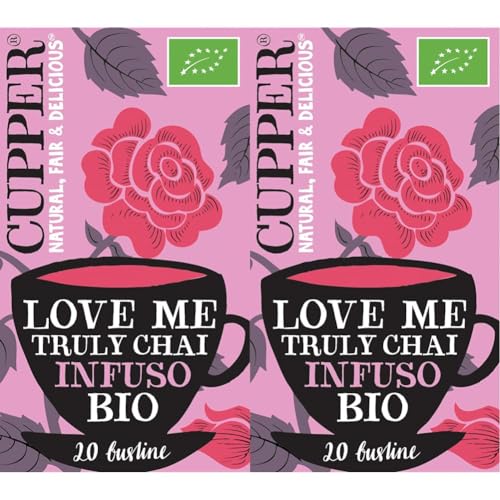 CUPPER Love Me Truly Chai Infuso Biologico con Cannella... - Auto & Moto en promo à 3.98€