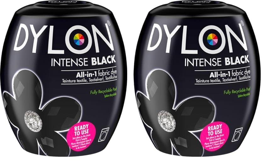 Dylon Washing Machine Fabric Dye Pod Intense Black, 350g... - Jardin & Extérieur Amazon Royaume-Uni à 11.99€