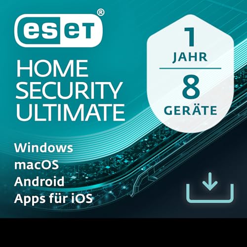ESET HOME Security Ultimate 2026 | 8 Geräte | 1 Jahr |... - High-Tech & Électronique Amazon Allemagne à 94.49€