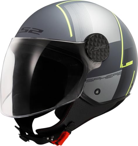 LS2, Casco Moto Jet SPHERE LUX II FIRM Black Titanium, S - Auto & Moto Amazon Espagne à 52.48€