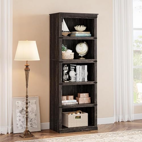 LUNSY Libreria a 5 ripiani – 172 cm Libreria con... - Amazon Italy à 96.00€