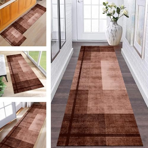 ZESEWU Hallway Runner Rug Door Mats Indoor Non Slip Area... - Maison & Cuisine en promo à 11.00€