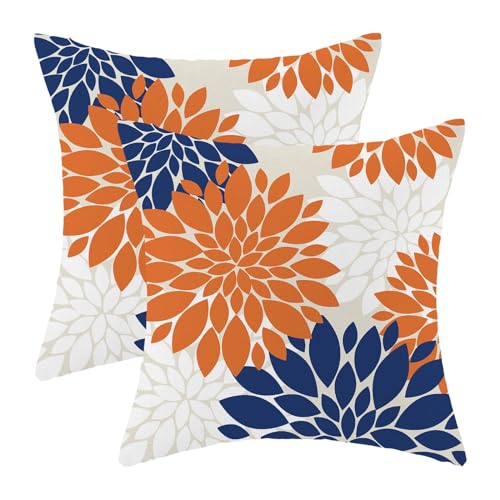 Fall Decor Pillow Covers 16x16 Inch Set of 2 Burnt Orange... - Maison & Cuisine Amazon Royaume-Uni à 2.00€