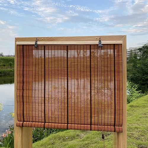 XIUXIU Stores à Rouleau en Bambou pour fenêtre, Stores... - Jardin & Extérieur Amazon France à 66.88€