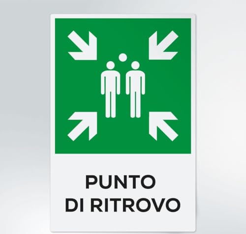 GLOBAL CARTELLO SEGNALETICO - Punto di ritrovo - Segnale... - Fournitures Bureau en promo à 2.49€