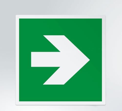 GLOBAL CARTELLO SEGNALETICO QUADRATO - Freccia uscita... - Maison & Cuisine Amazon Italie à 1.00€