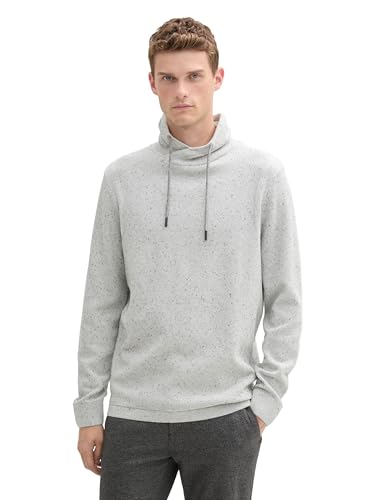 TOM TAILOR Suéter para Hombre, 36971 – Light Grey Melange... - Maison & Cuisine en promo à 17.62€