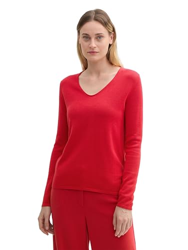 TOM TAILOR 1012976 Suéter, 36494 - Crimson, XXS para Mujer - Auto & Moto en promo à 13.76€