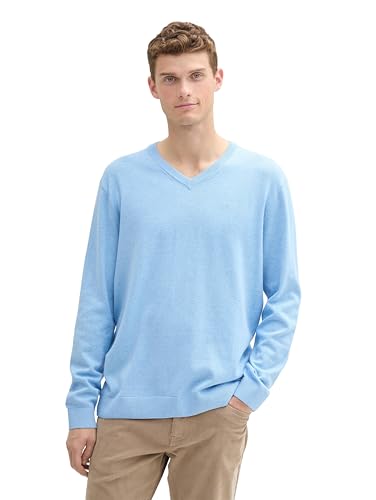 Tom Tailor Maglione da Uomo con Scollo a V, 37092 - Sky... - Amazon Italy à 14.90€