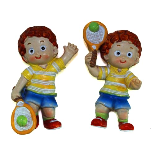 DLM35231 Calamita in Resina Bimbo Ragazzo Racchetta Pallina... - Sports & Fitness en promo à 1.00€