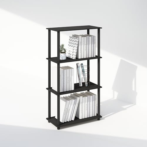 Furinno TURN-N-TUBE Book Shelf, 4-Tier Bookshelf, Bookcase... - Maison & Cuisine en promo à 23.78€