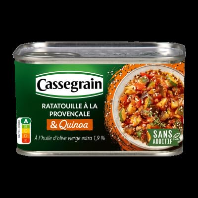 CASSEGRAIN - Ratatouille à la Provençale & Quinoa... - Épicerie en promo à 4.19€